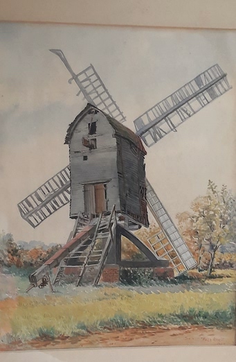 Bozeat Windmill - painting